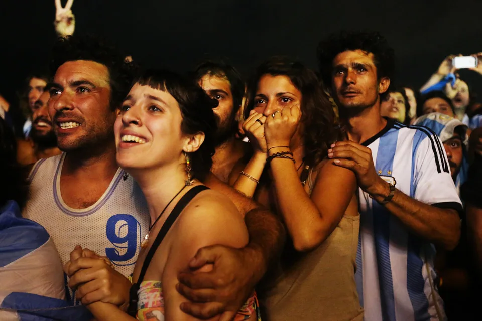 Argentinian supporters
